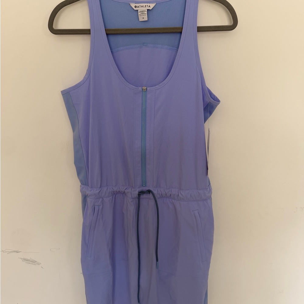 Athleta Expefition Dress, light blue/periwinkle